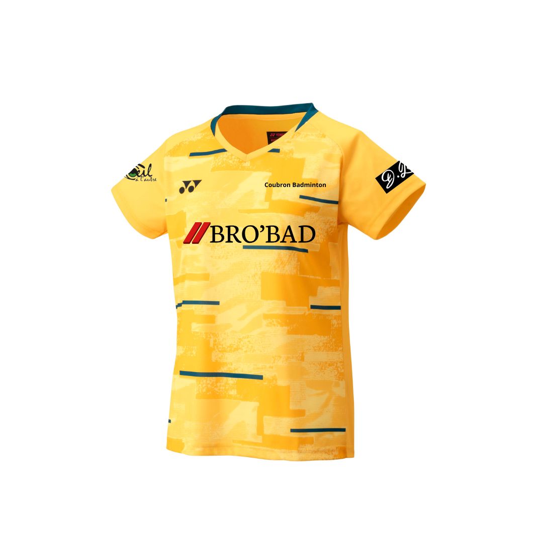 T-shirt Yonex Team YW0034EX F COUBRON