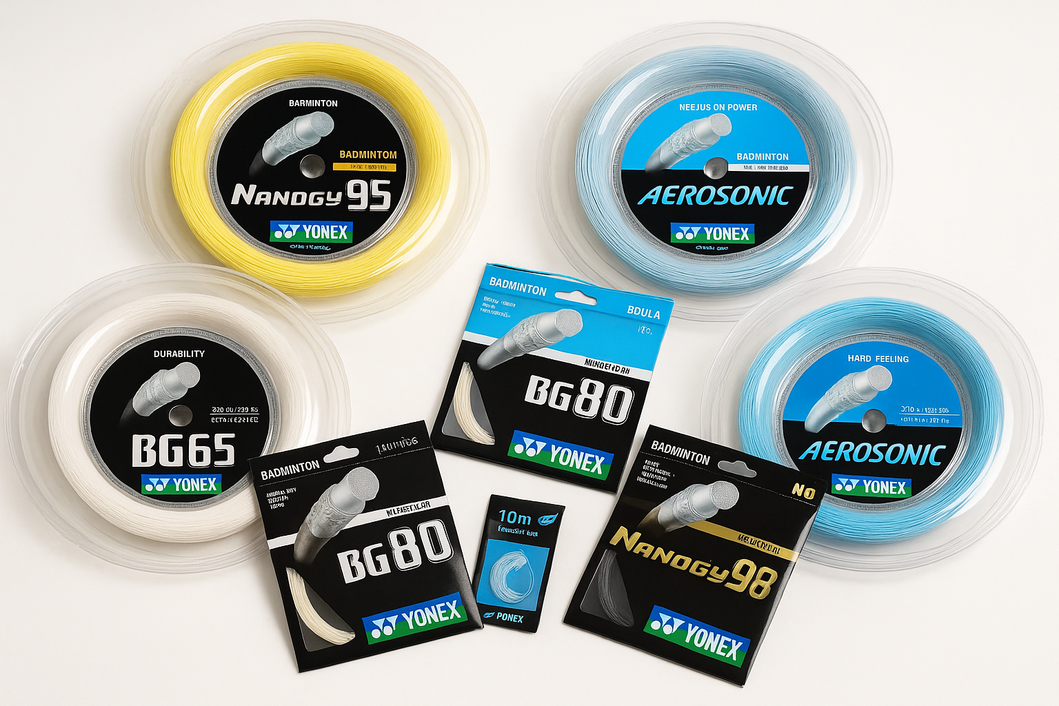 Bobines de cordage de badminton Yonex