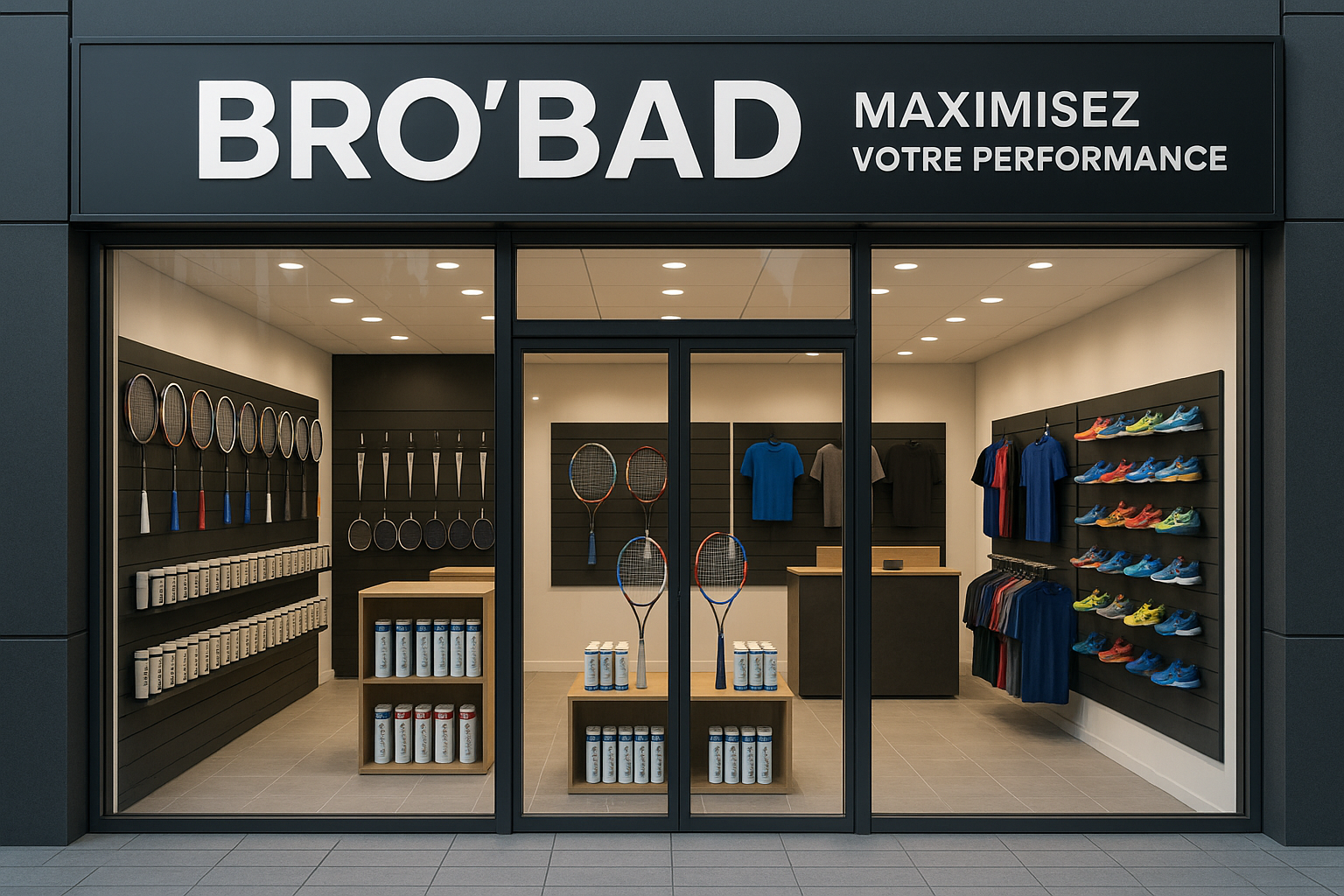 Magasin moderne - Devanture Bro'Bad