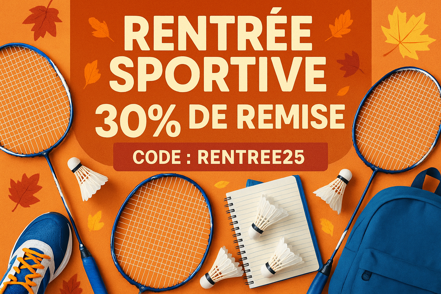 Offre rentrée sportive badminton