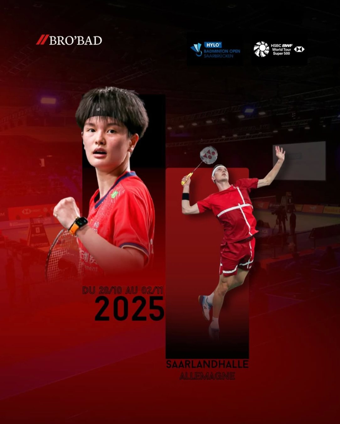 🏸 Hylo Open 2025 : l’Europe brille à Saarbrücken dans une édition historique