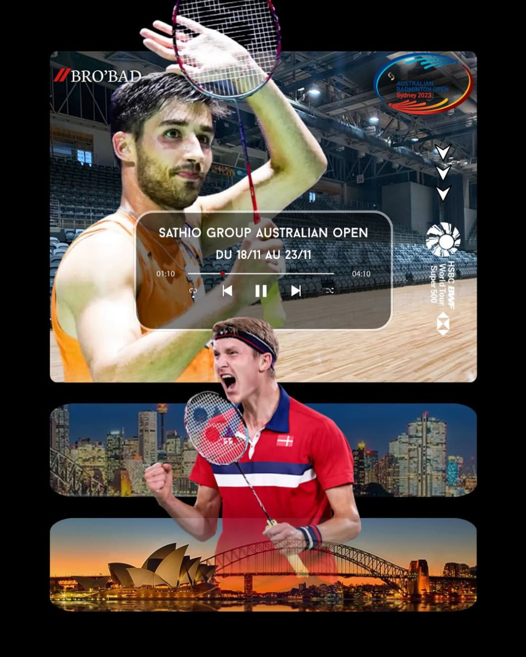 Sydney en Ébullition : Les stars du badminton brillent à l’Australian Open 2025