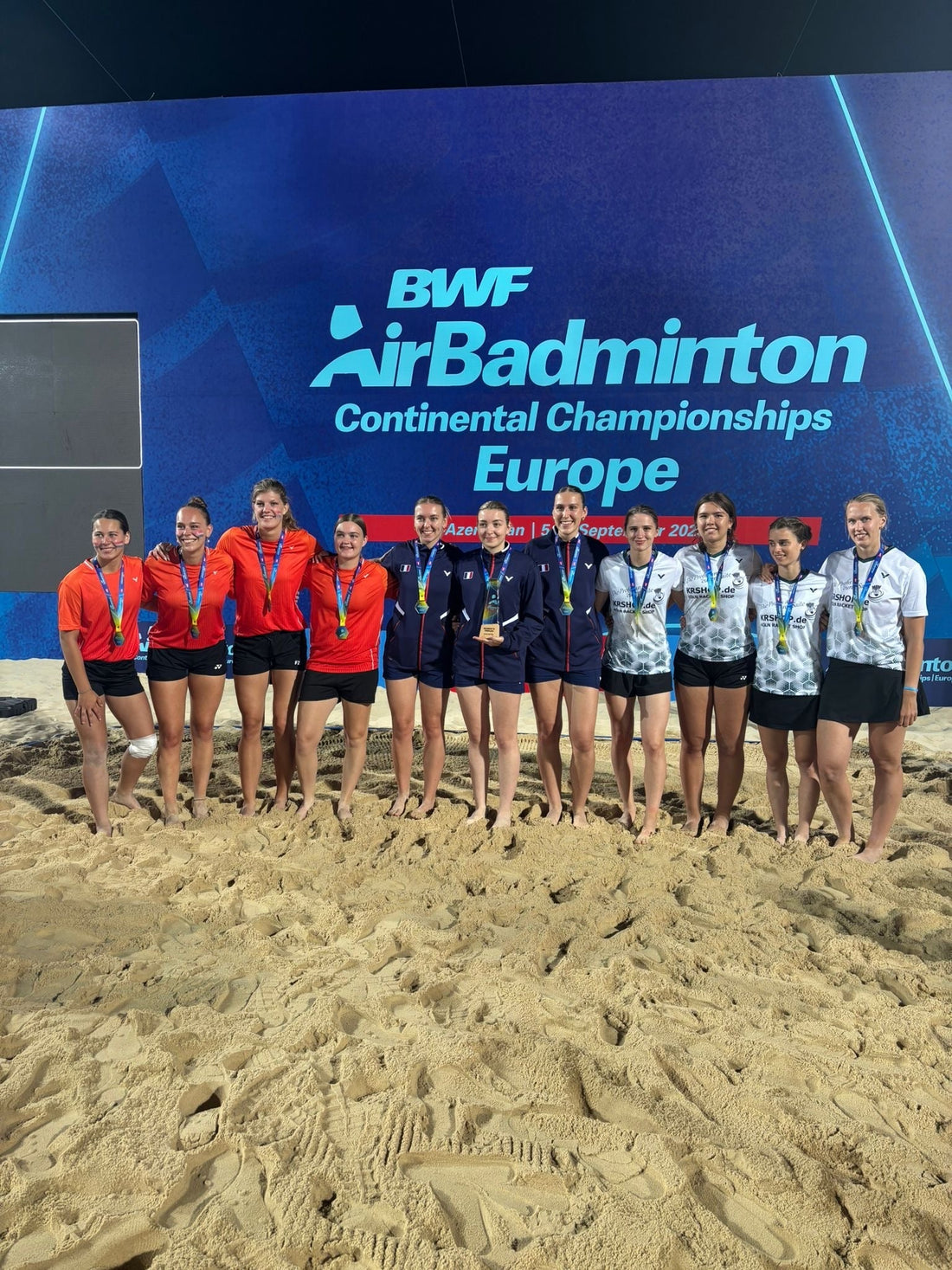 Charlotte Ganci sacrée championne d’Europe de AirBadminton à Bakou !