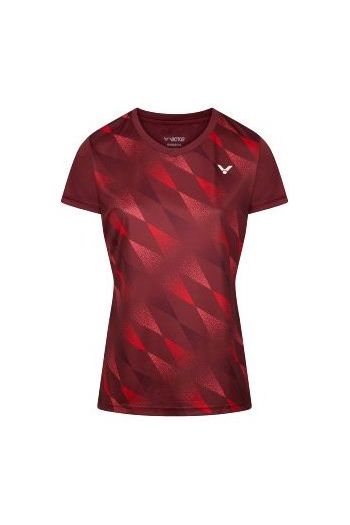 TEE-SHIRT VICTOR T-44102 D ROUGE FEMME
