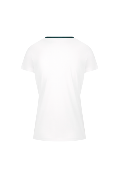 TEE-SHIRT VICTOR 54103 A FEMME BLANC