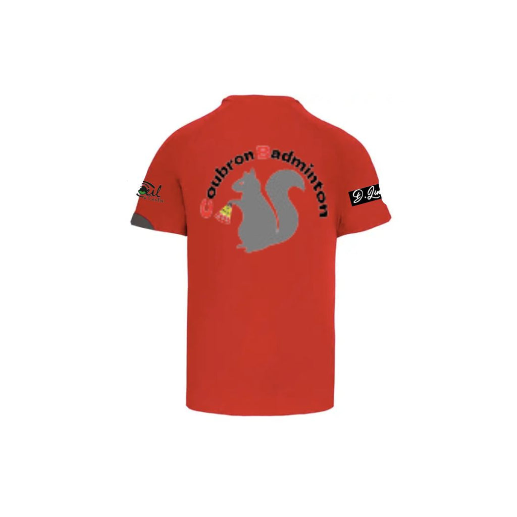 T-shirt Pro act Rouge Junior COUBRON