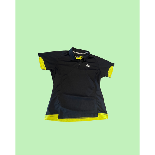 Polo Yonex Noir/Jaune ♻️