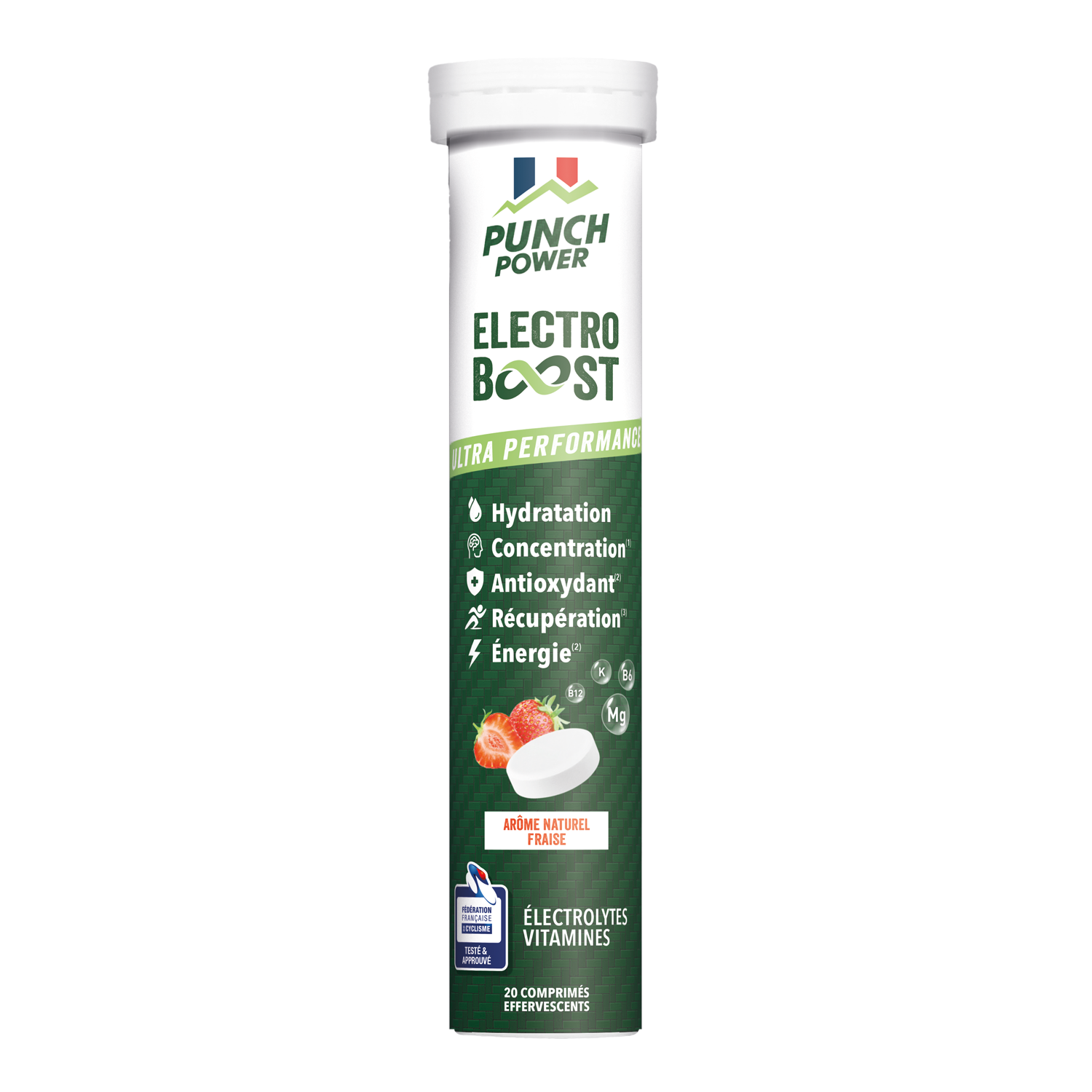ELECTRO BOOST Fraise x20