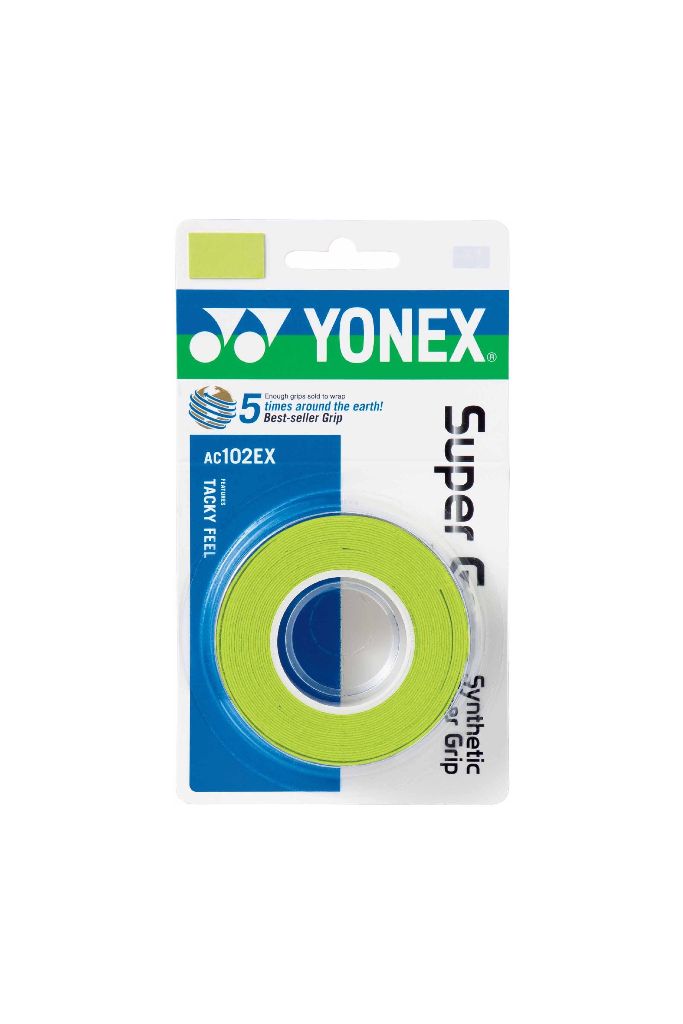 SURGRIPS YONEX AC102 x3 vert citron