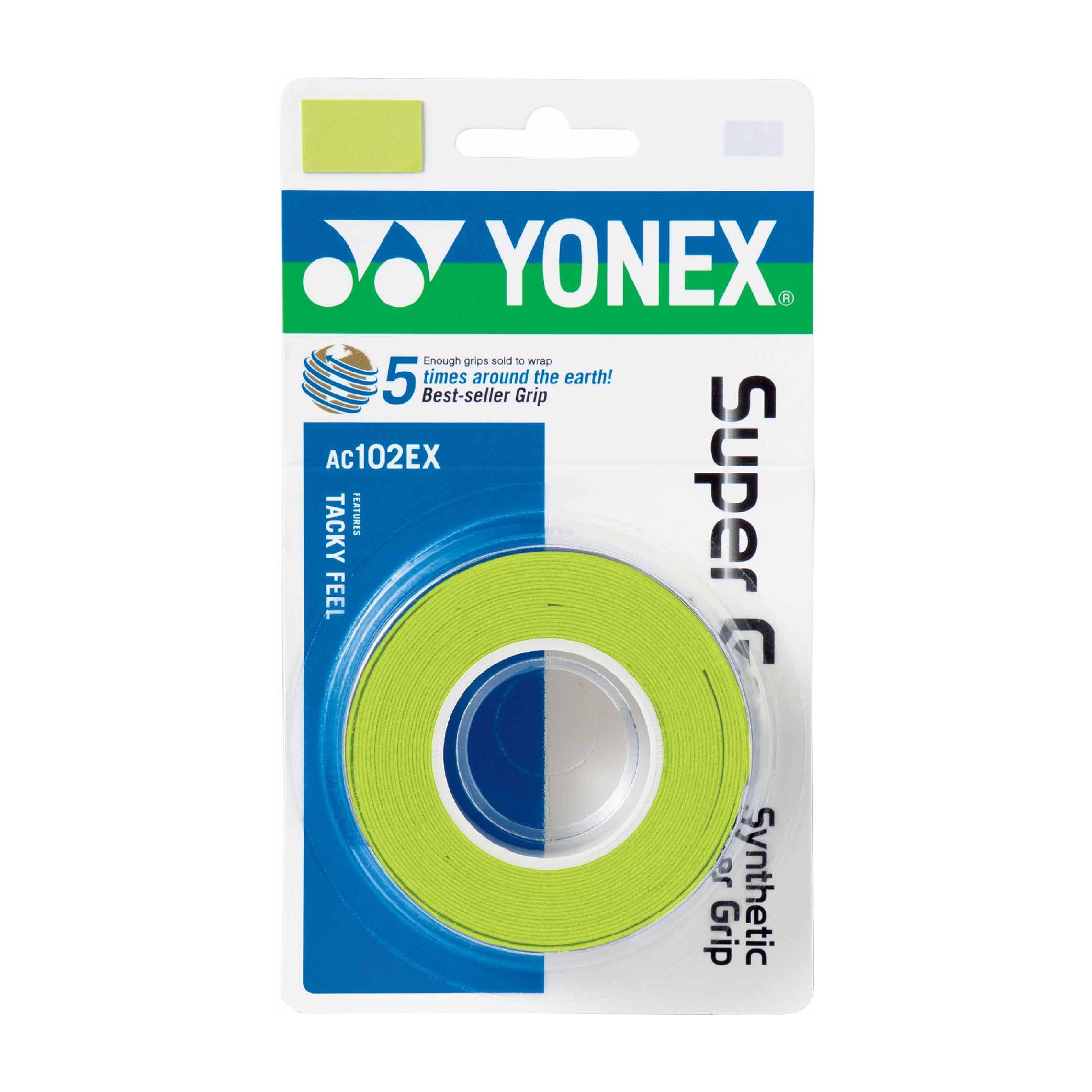 SURGRIPS YONEX AC102 x3 vert citron