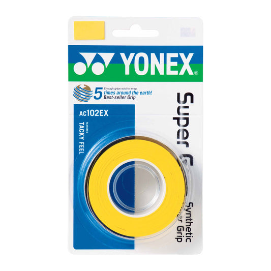 SURGRIPS YONEX AC102 x3 Jaune