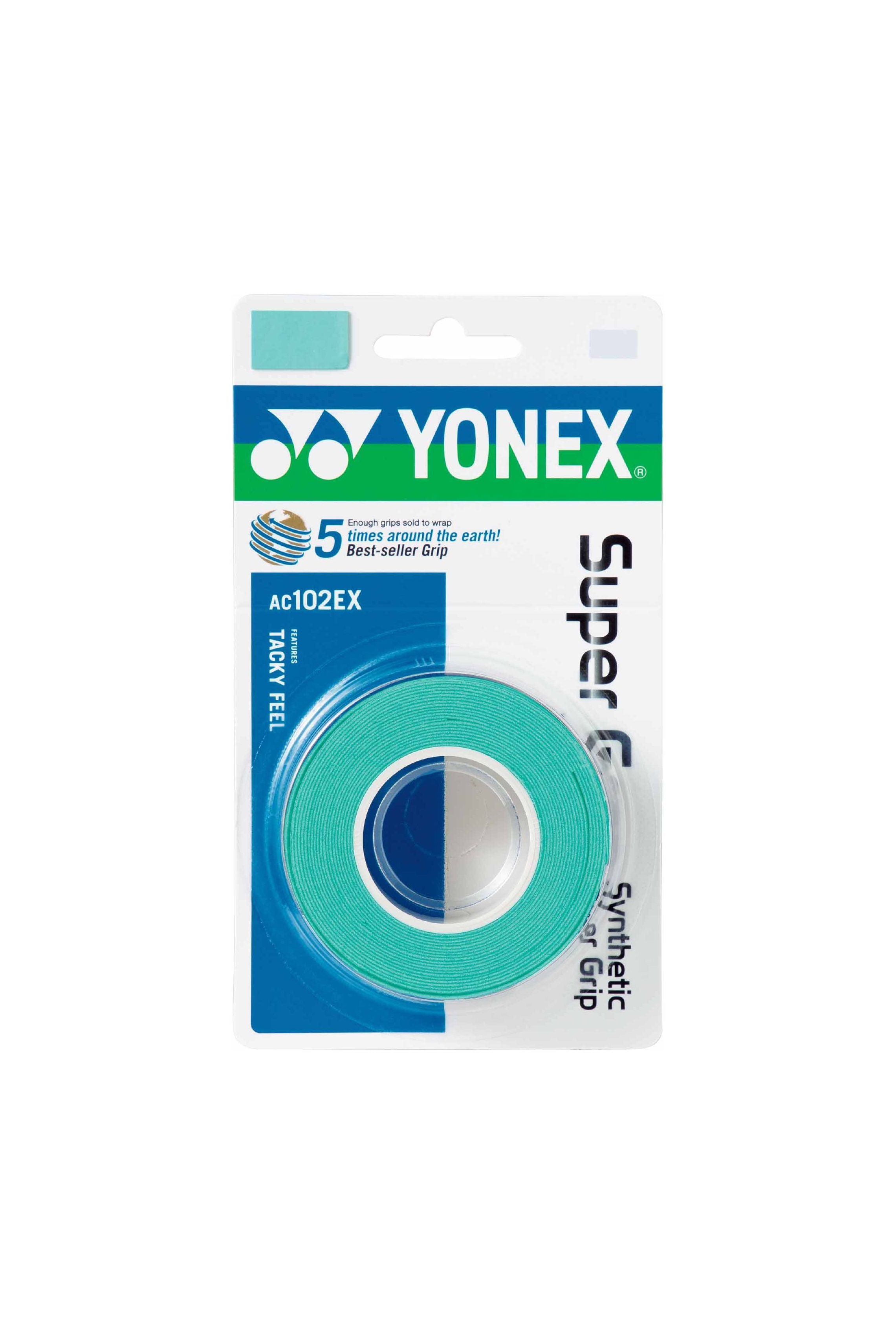 SURGRIPS YONEX AC102 x3 vert/bleu