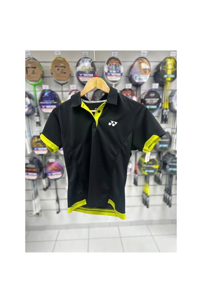 Polo Yonex Noir/Jaune ♻️